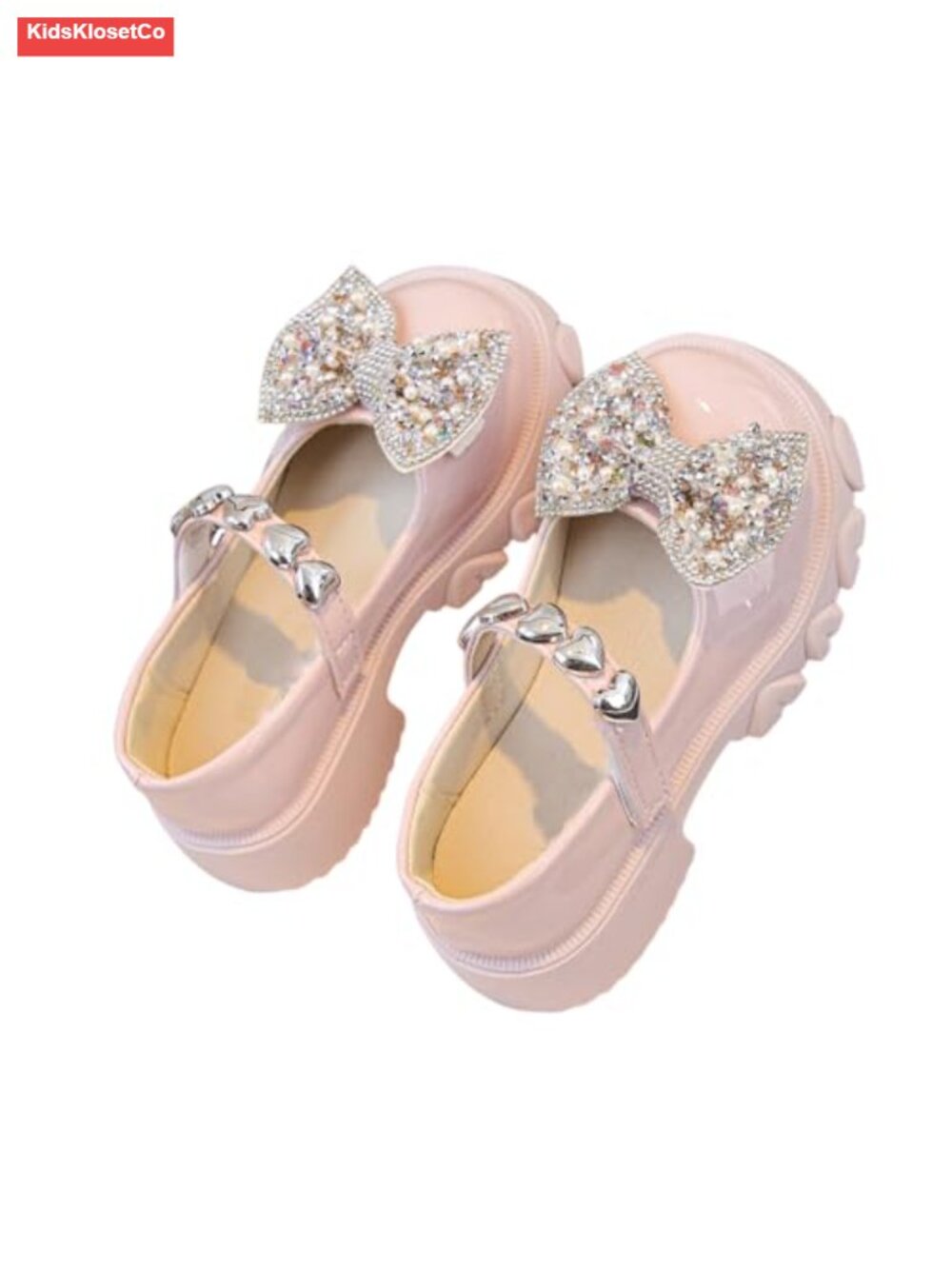 Girls Mary Jane Flats Slip On Platform Loafers School Dress Shoes